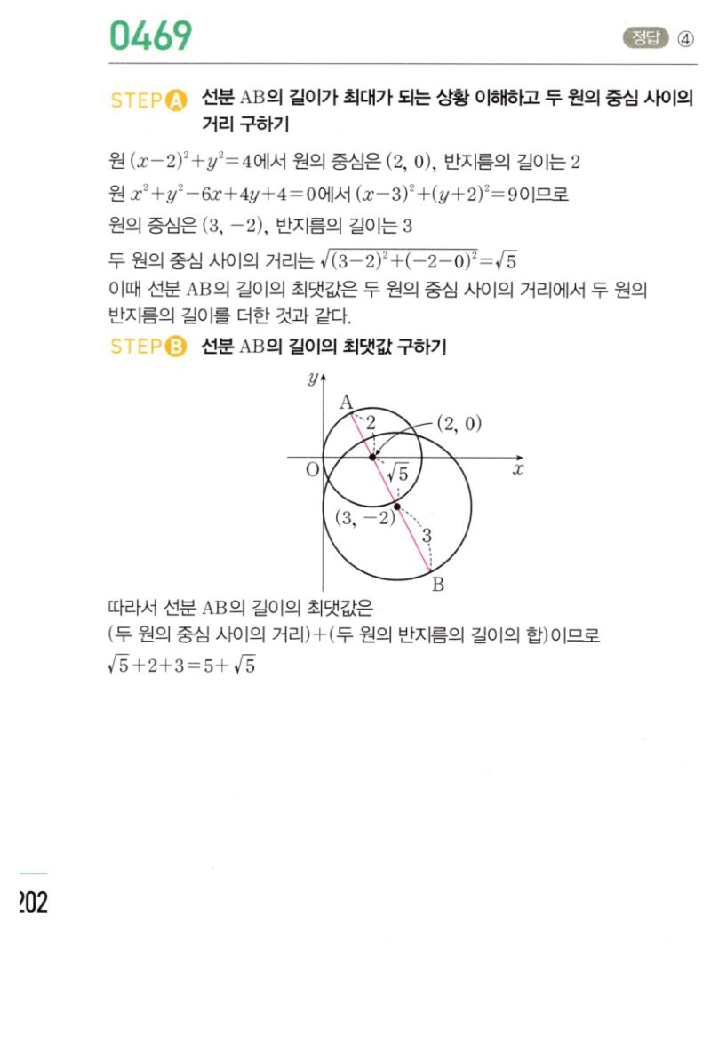 마플시너지 공통수학2 469번 해설 이미지 1
