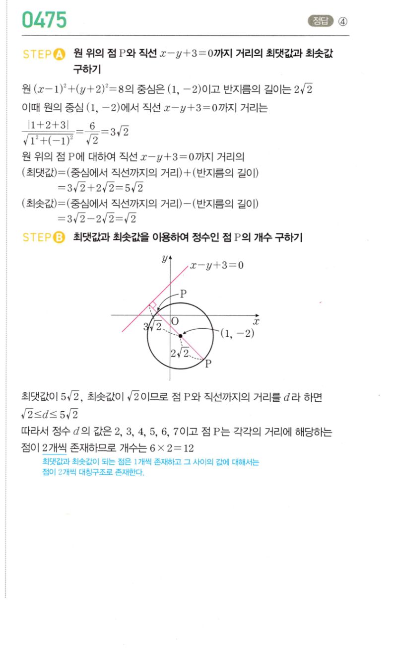 마플시너지 공통수학2 475번 해설 이미지 1