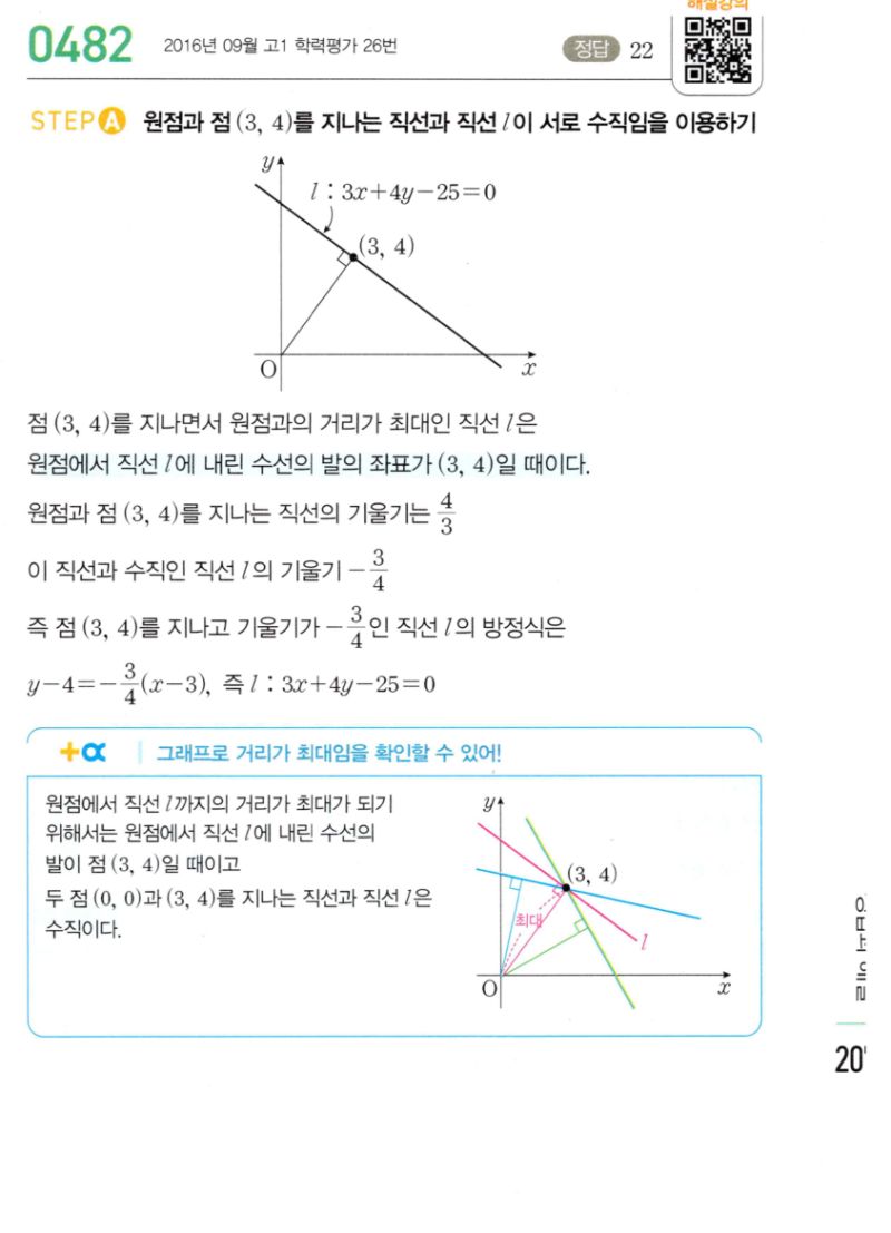 마플시너지 공통수학2 482번 해설 이미지 1