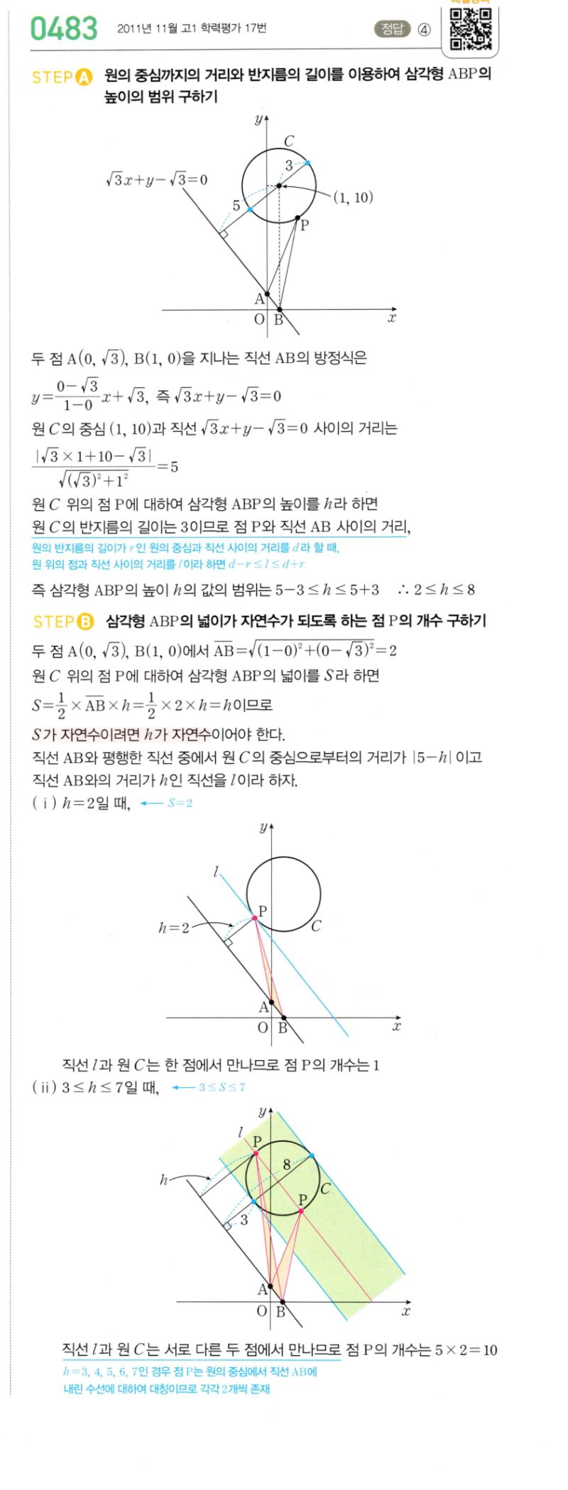 마플시너지 공통수학2 483번 해설 이미지 1