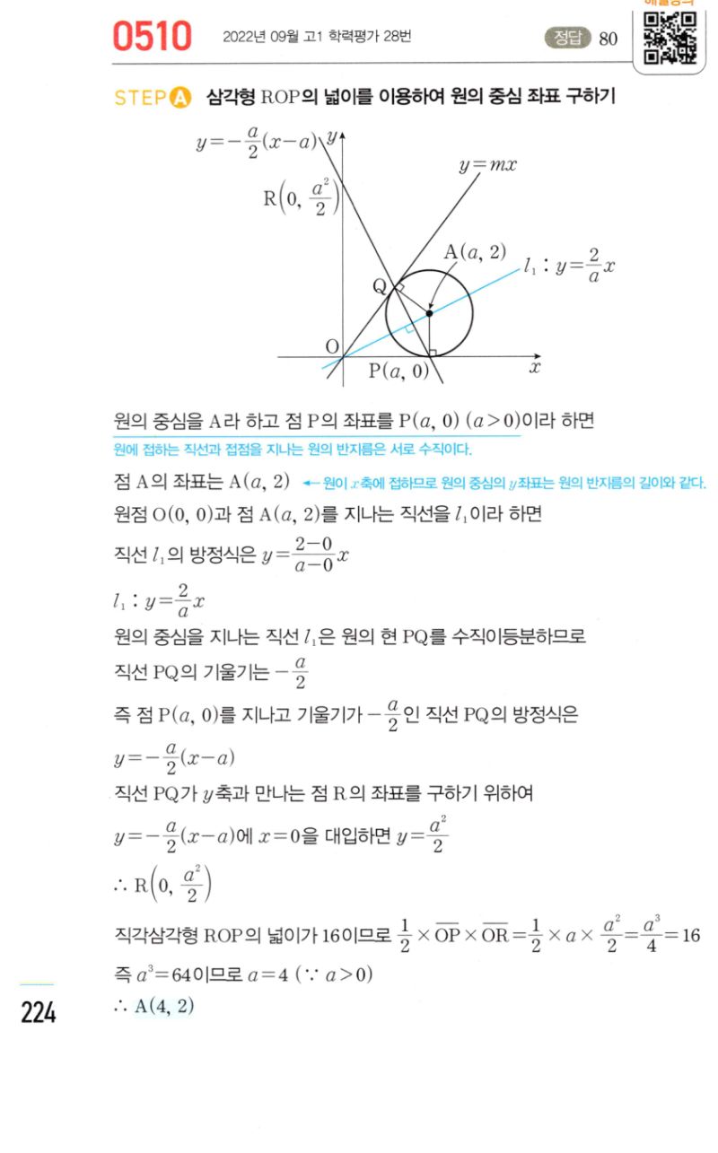 마플시너지 공통수학2 510번 해설 이미지 1