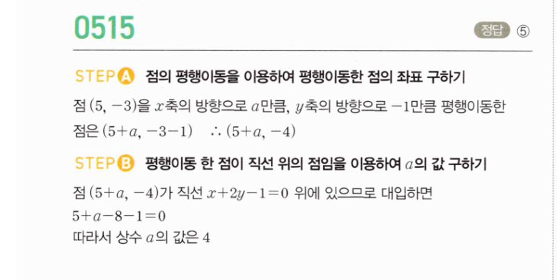 마플시너지 공통수학2 515번 해설 이미지 1