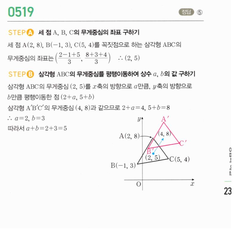 마플시너지 공통수학2 519번 해설 이미지 1