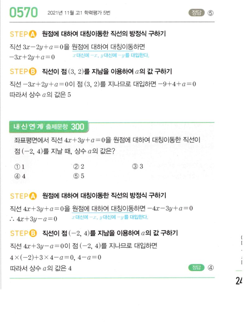 마플시너지 공통수학2 570번 해설 이미지 1