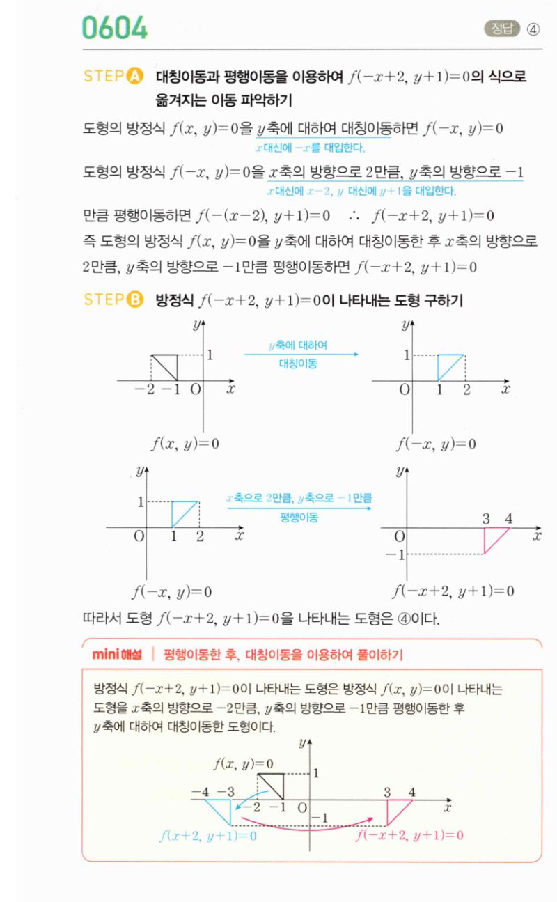 마플시너지 공통수학2 604번 해설 이미지 1