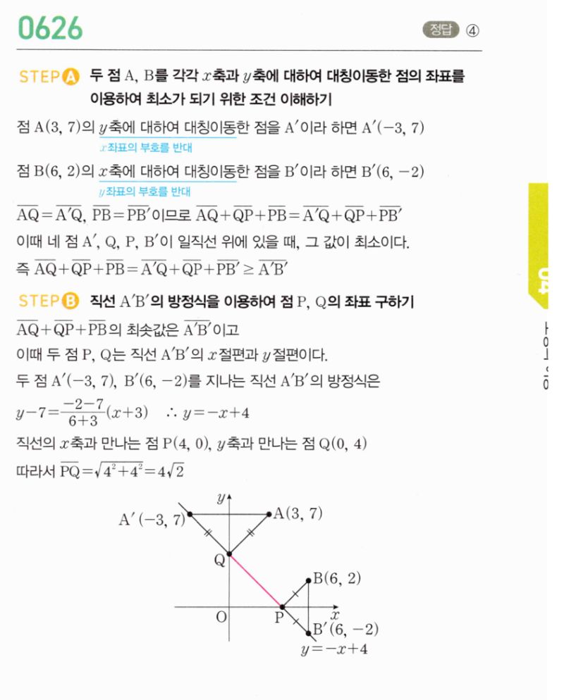 마플시너지 공통수학2 626번 해설 이미지 1