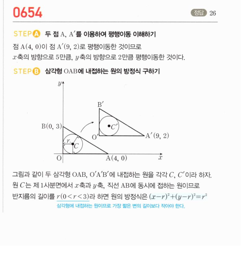 마플시너지 공통수학2 654번 해설 이미지 1