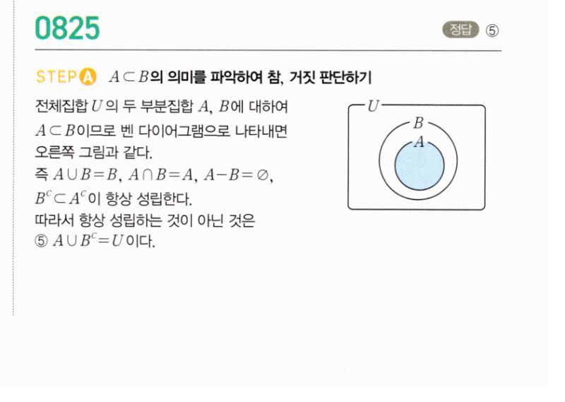 마플시너지 공통수학2 825번 해설 이미지 1