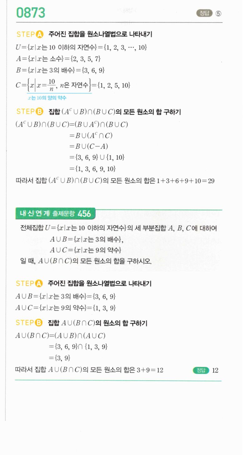 마플시너지 공통수학2 873번 해설 이미지 1