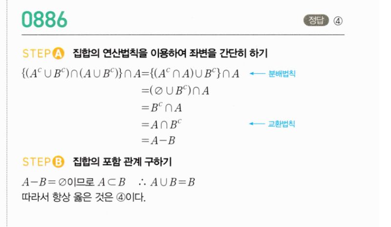 마플시너지 공통수학2 886번 해설 이미지 1