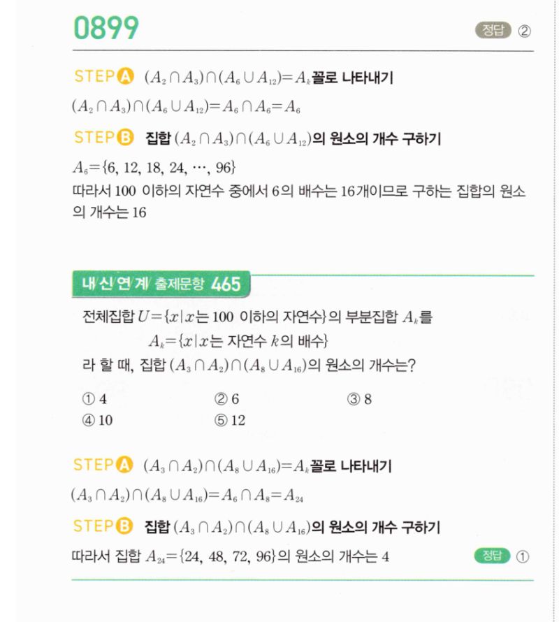 마플시너지 공통수학2 899번 해설 이미지 1