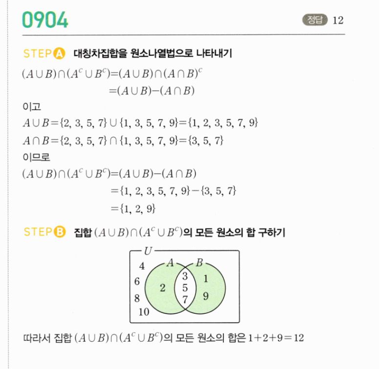 마플시너지 공통수학2 904번 해설 이미지 1