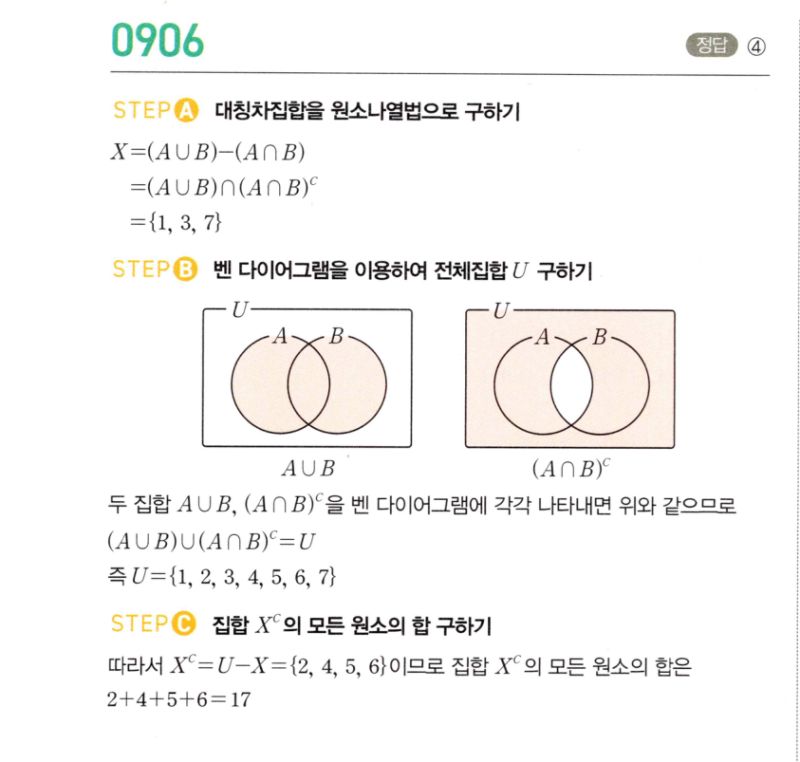 마플시너지 공통수학2 906번 해설 이미지 1