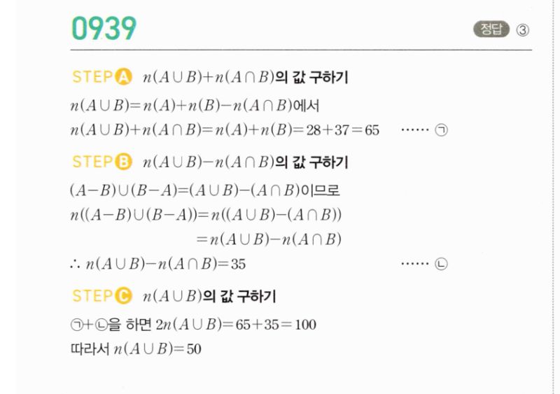 마플시너지 공통수학2 939번 해설 이미지 1