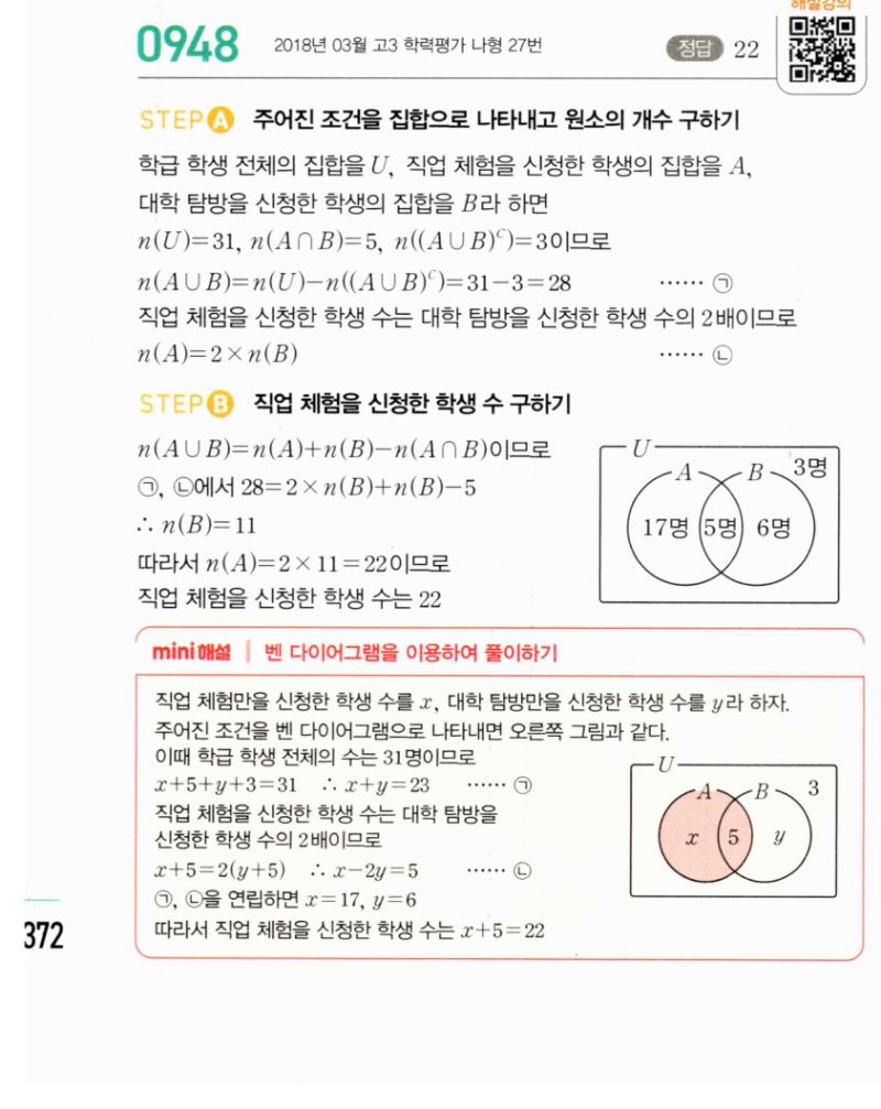 마플시너지 공통수학2 948번 해설 이미지 1