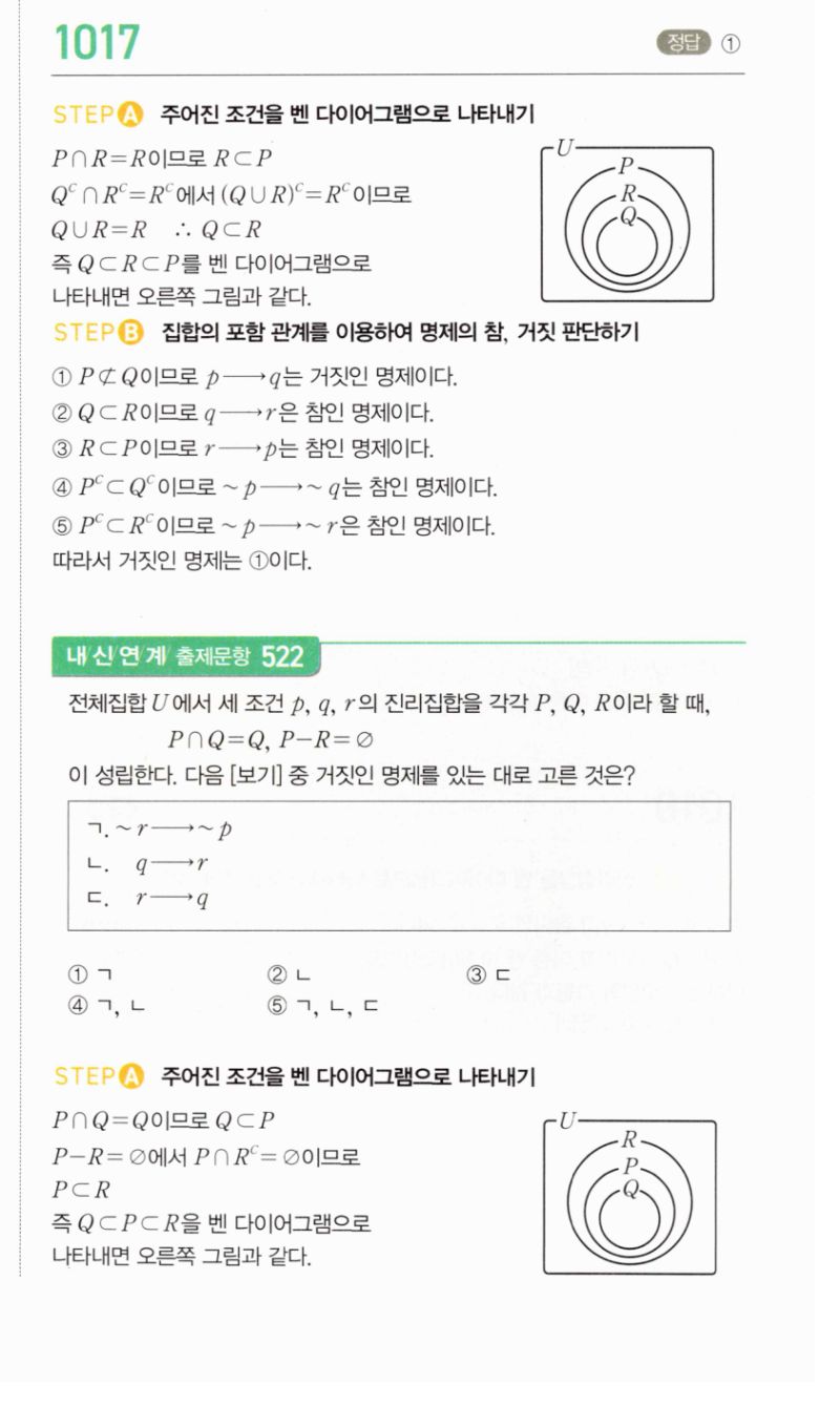 마플시너지 공통수학2 1017번 해설 이미지 1