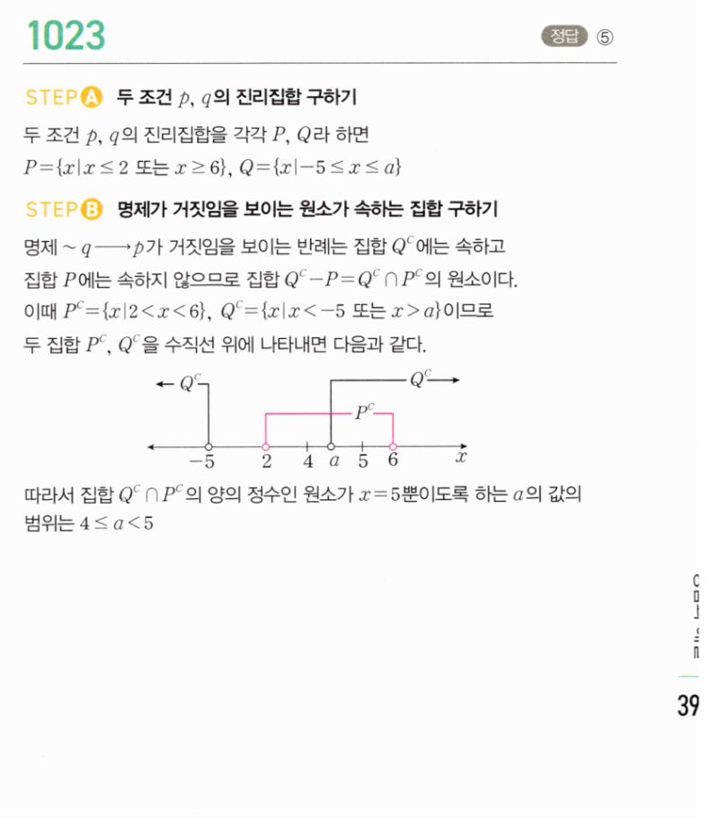 마플시너지 공통수학2 1023번 해설 이미지 1