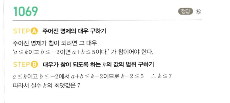 마플시너지 공통수학2 1069번 해설 이미지 1