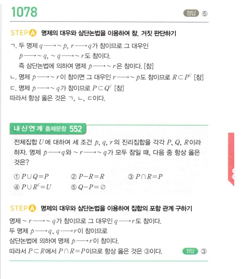 마플시너지 공통수학2 1078번 해설 이미지 1