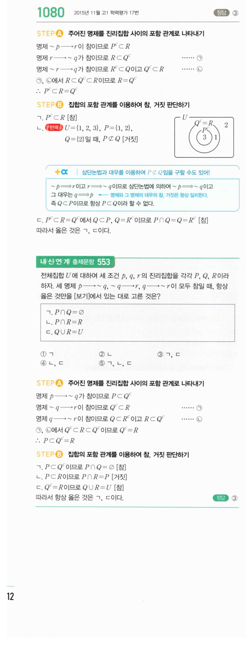 마플시너지 공통수학2 1080번 해설 이미지 1