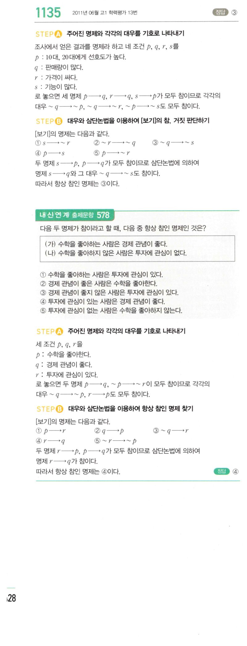 마플시너지 공통수학2 1135번 해설 이미지 1
