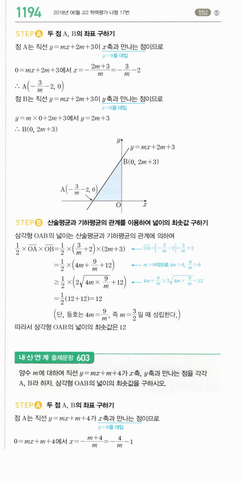 마플시너지 공통수학2 1194번 해설 이미지 1
