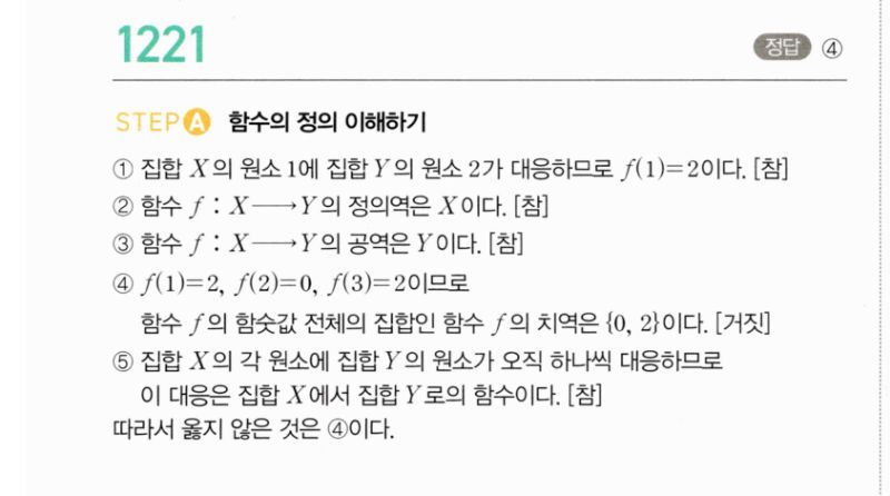 마플시너지 공통수학2 1221번 해설 이미지 1