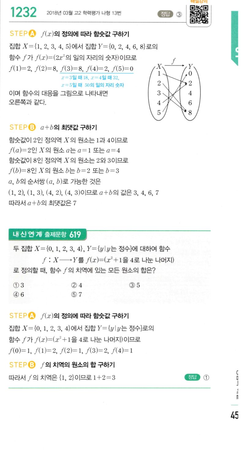 마플시너지 공통수학2 1232번 해설 이미지 1
