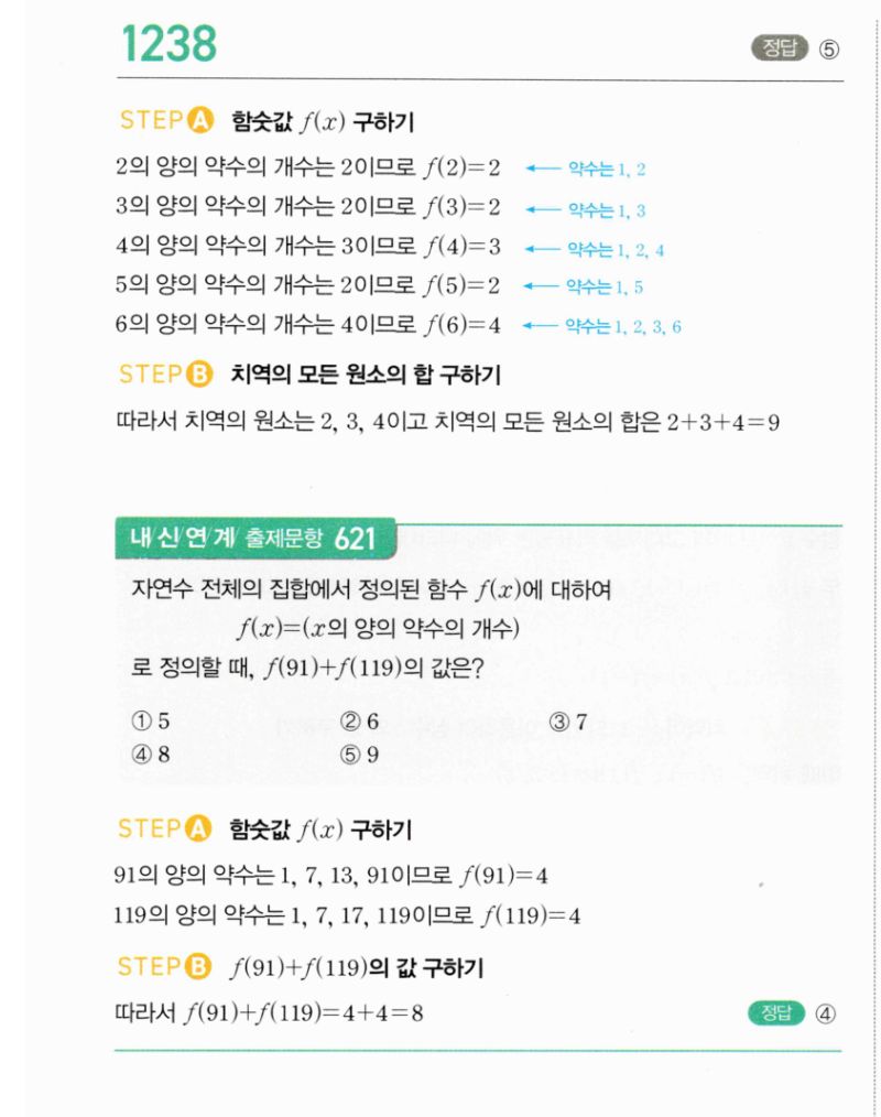 마플시너지 공통수학2 1238번 해설 이미지 1