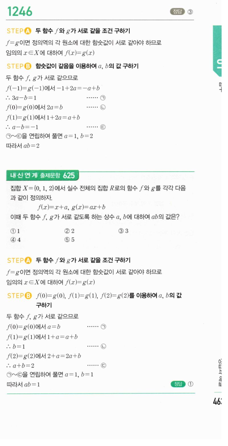 마플시너지 공통수학2 1246번 해설 이미지 1