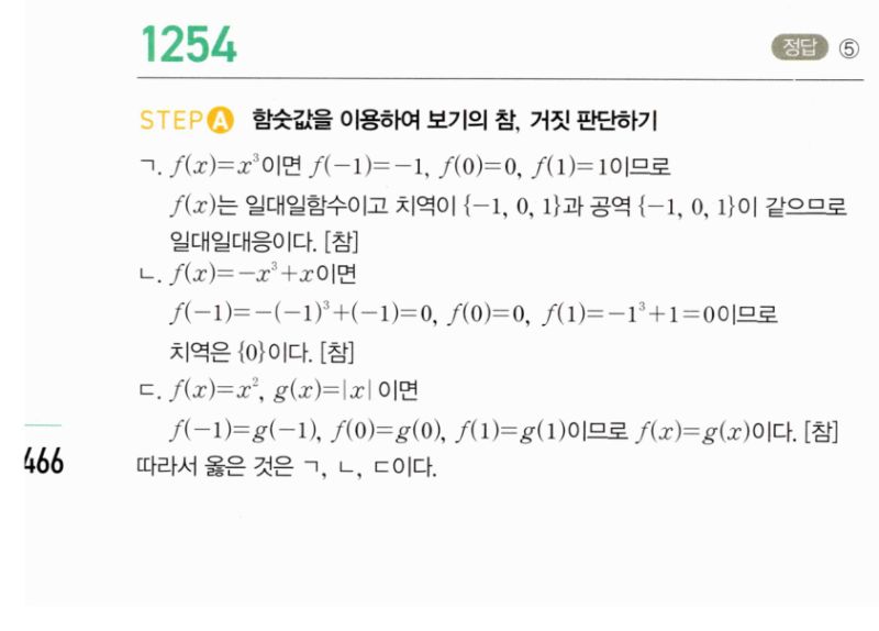 마플시너지 공통수학2 1254번 해설 이미지 1