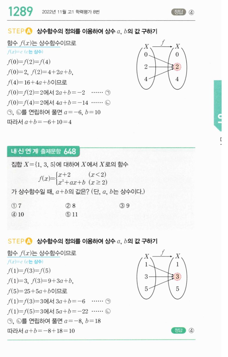 마플시너지 공통수학2 1289번 해설 이미지 1