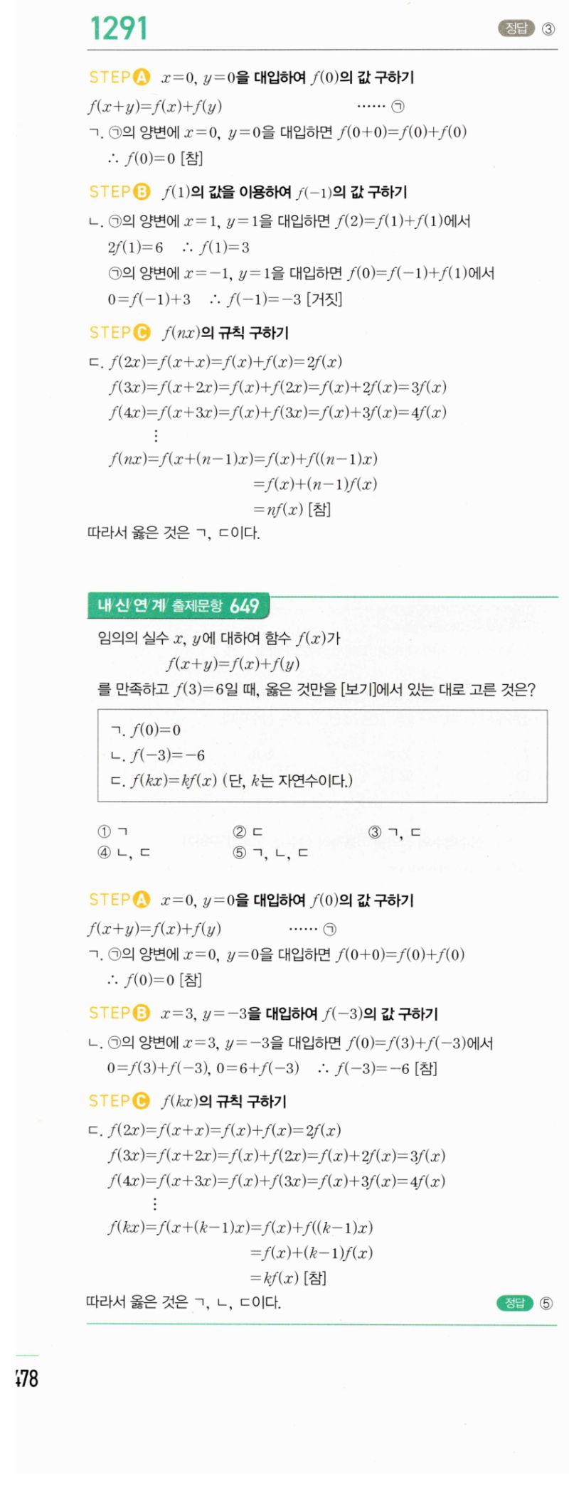 마플시너지 공통수학2 1291번 해설 이미지 1