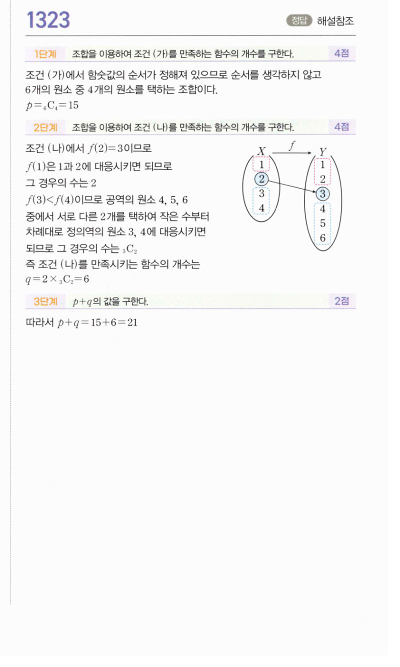 마플시너지 공통수학2 1323번 해설 이미지 1