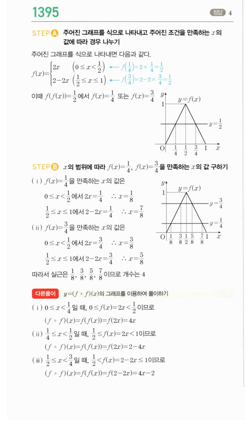 마플시너지 공통수학2 1395번 해설 이미지 1