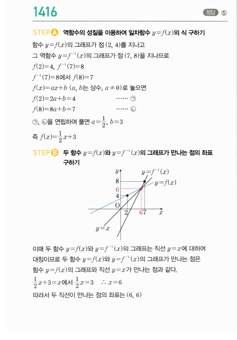 마플시너지 공통수학2 1416번 해설 이미지 1