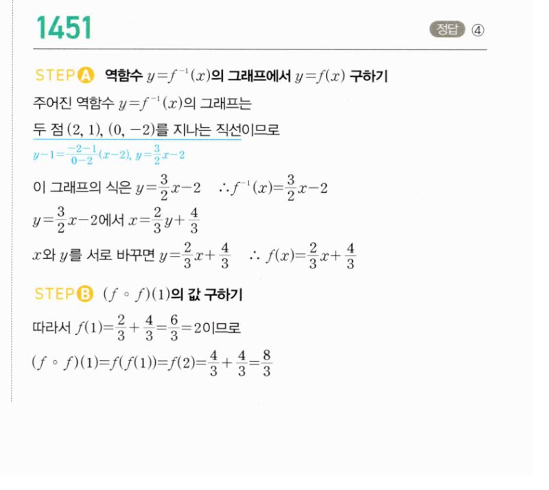 마플시너지 공통수학2 1451번 해설 이미지 1