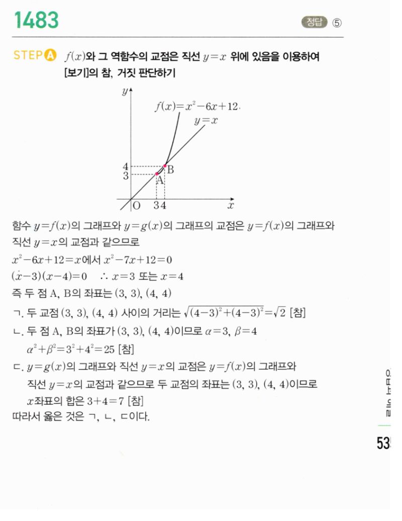 마플시너지 공통수학2 1483번 해설 이미지 1