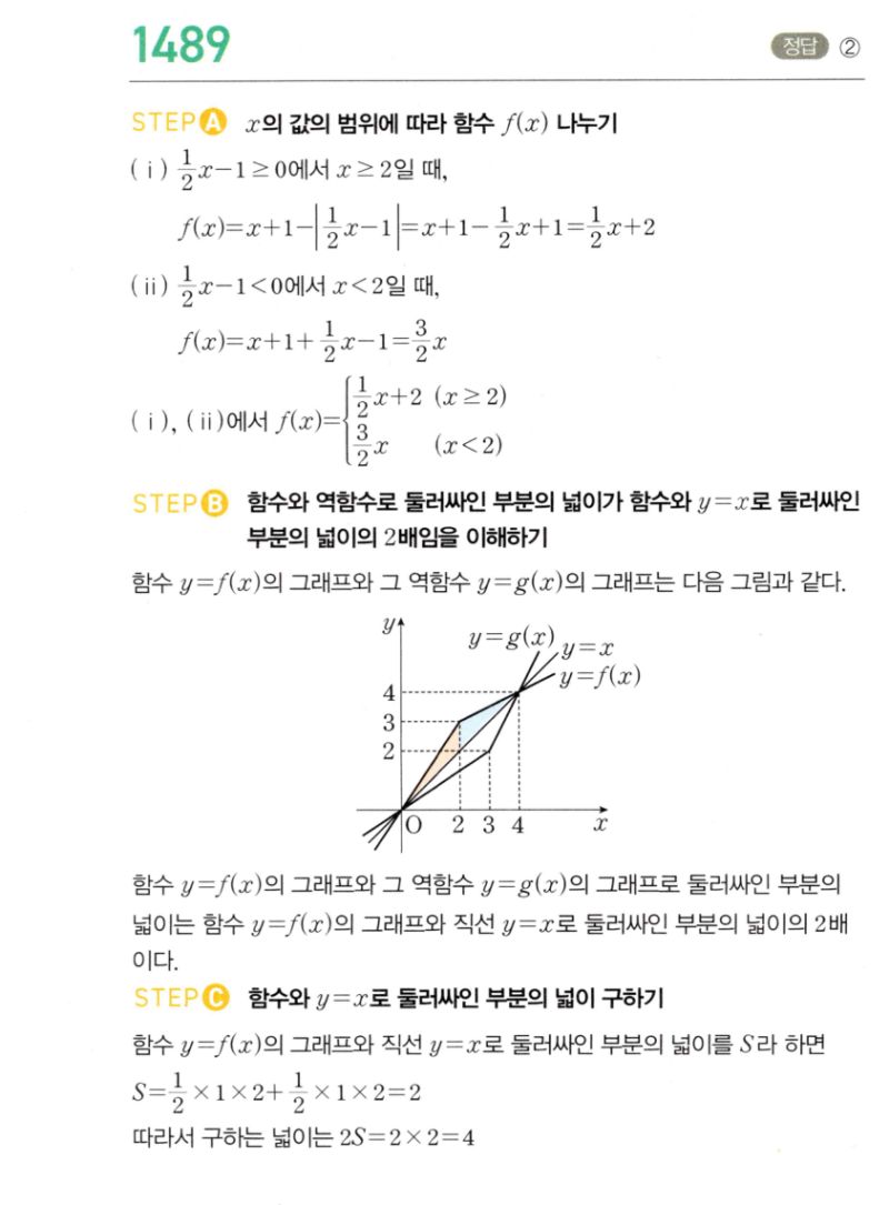 마플시너지 공통수학2 1489번 해설 이미지 1
