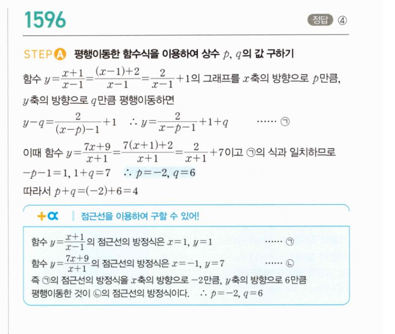 마플시너지 공통수학2 1596번 해설 이미지 1