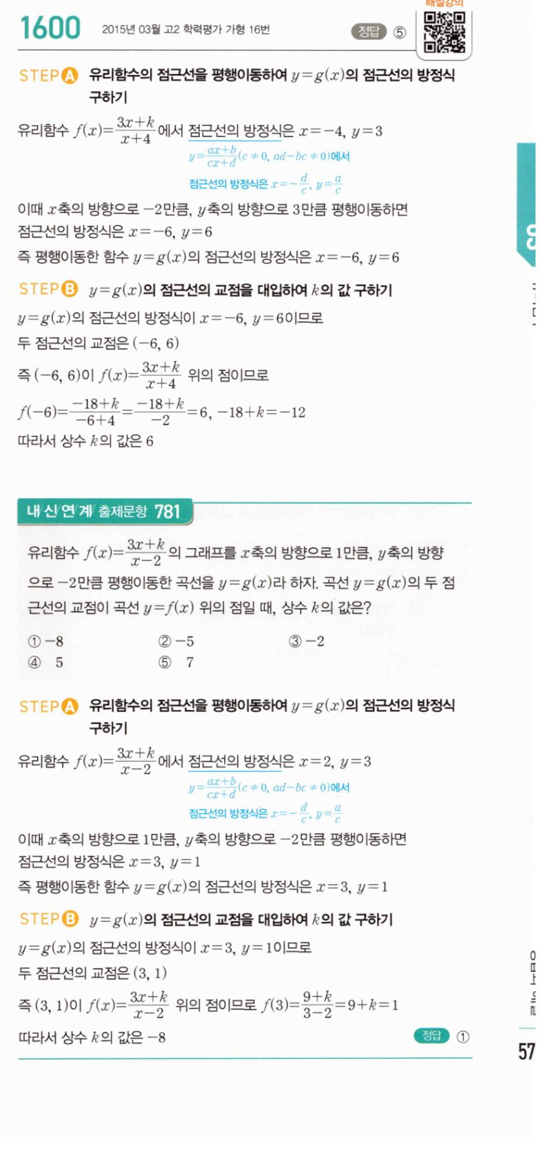 마플시너지 공통수학2 1600번 해설 이미지 1