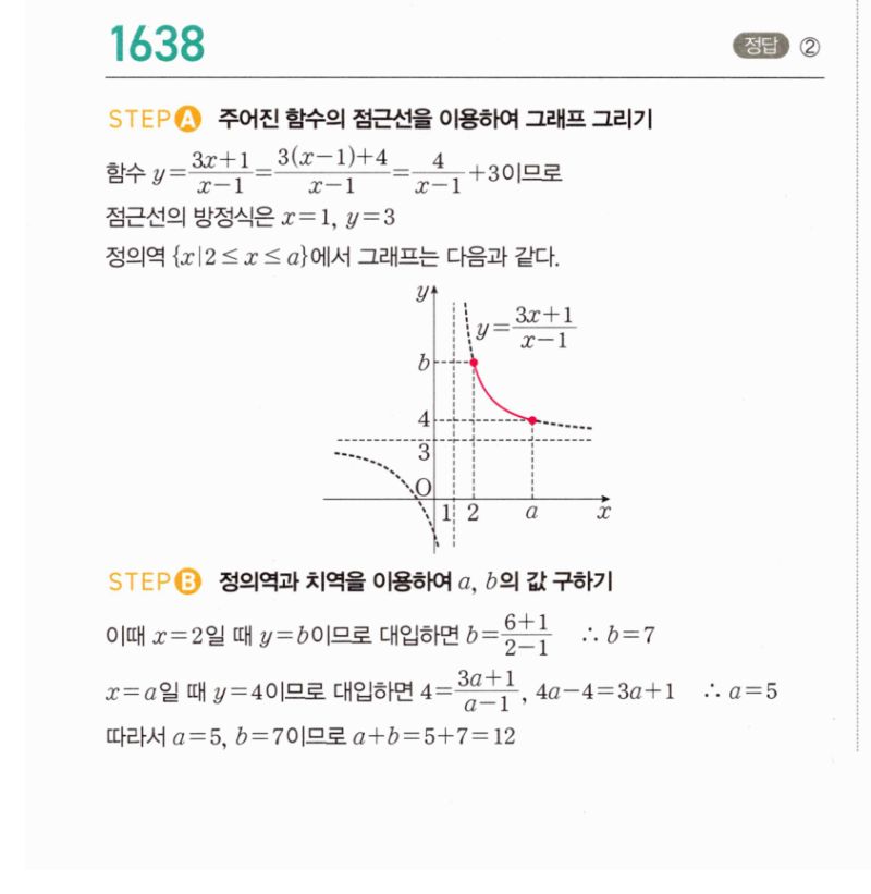 마플시너지 공통수학2 1638번 해설 이미지 1