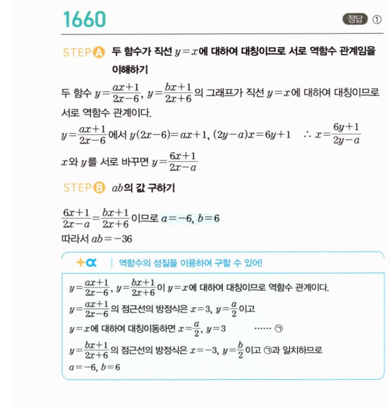 마플시너지 공통수학2 1660번 해설 이미지 1