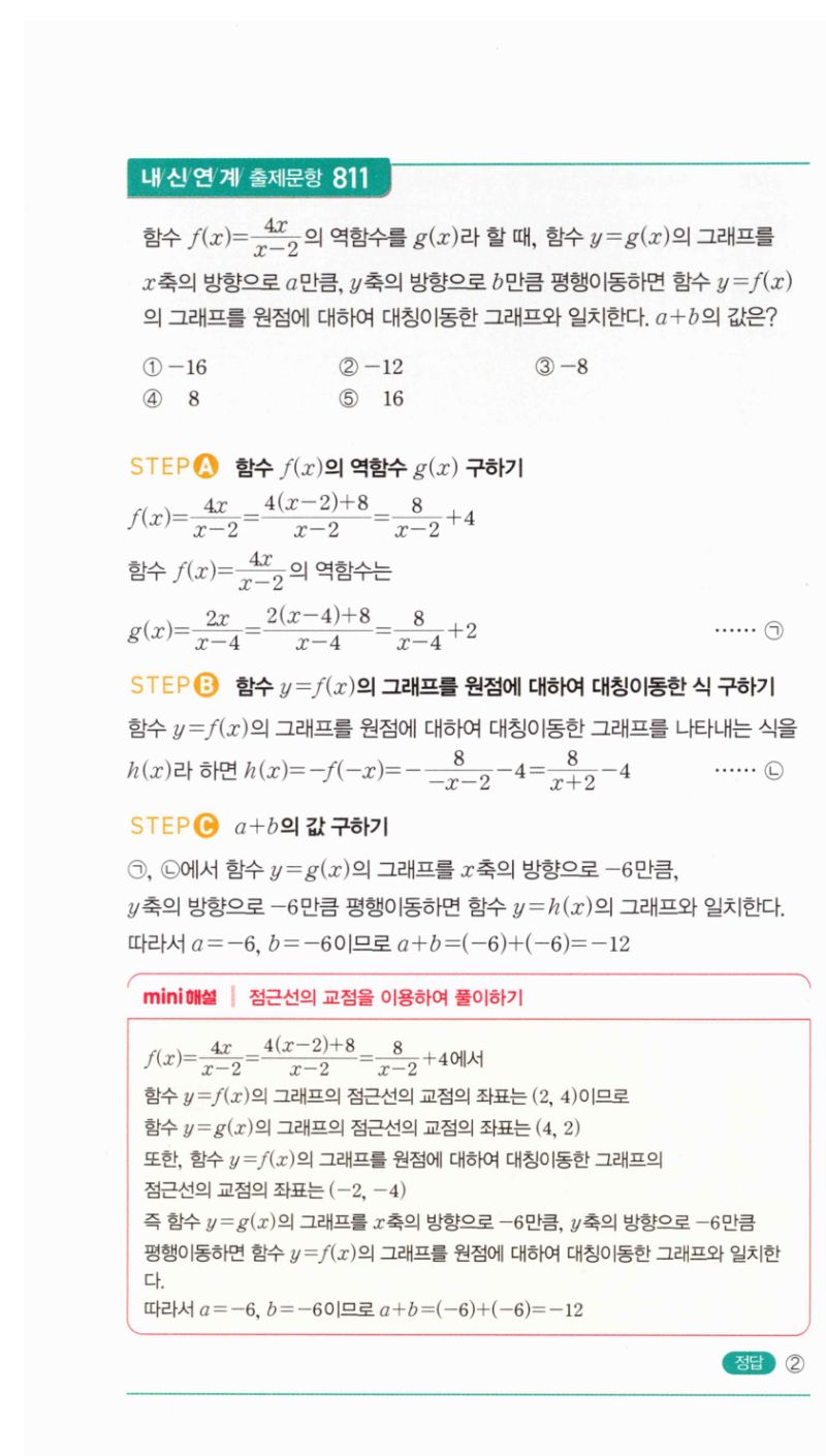 마플시너지 공통수학2 1666번 해설 이미지 2