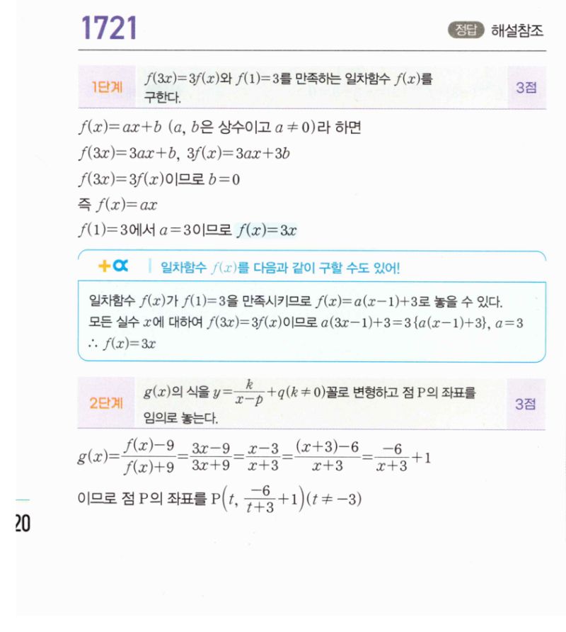 마플시너지 공통수학2 1721번 해설 이미지 1