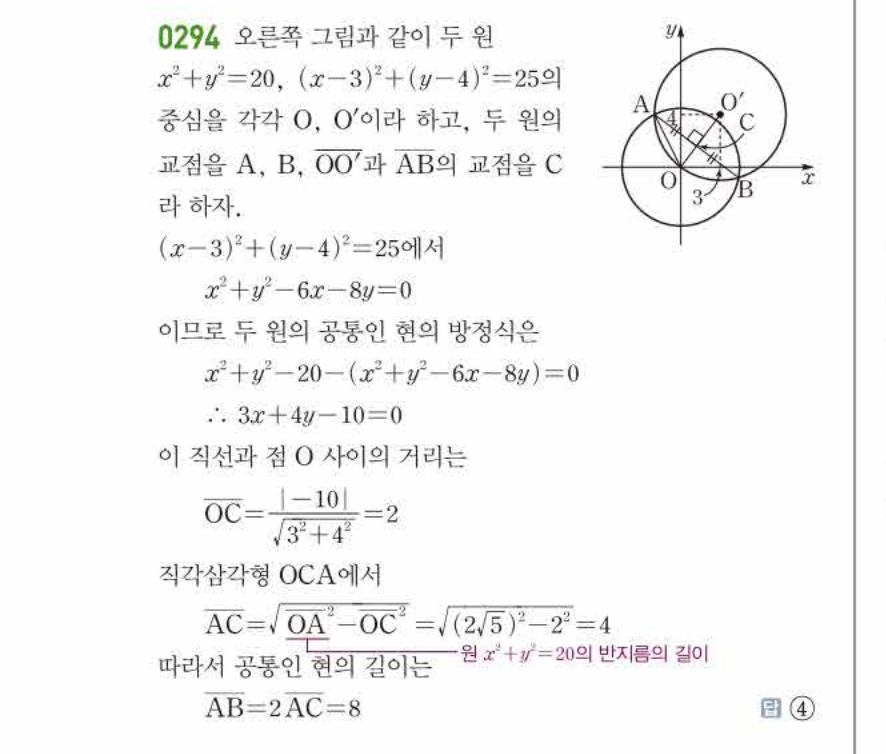 쎈공통수학2 0294번 해설