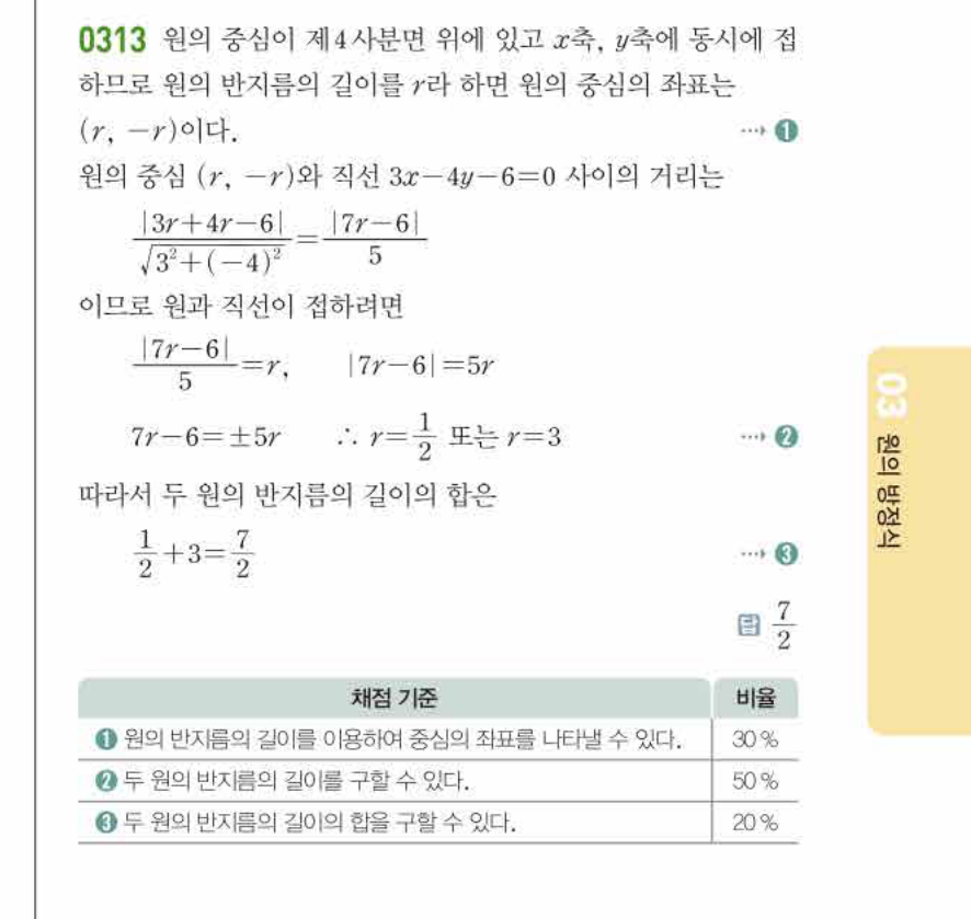 쎈공통수학2 0313번 해설