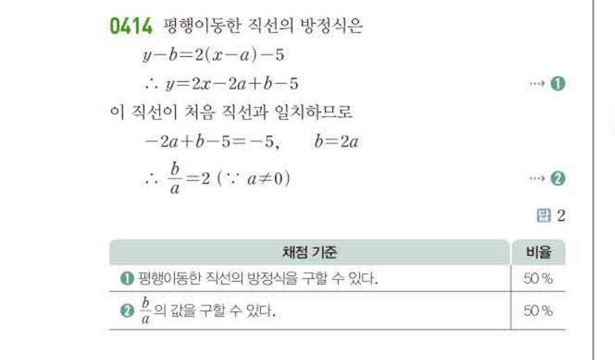 쎈공통수학2 0414번 해설