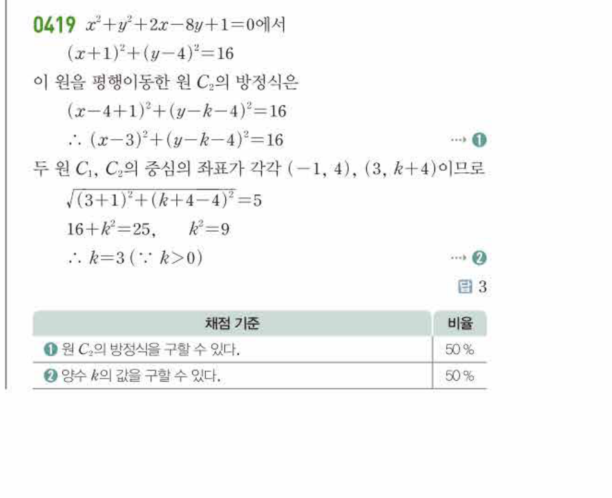 쎈공통수학2 0419번 해설