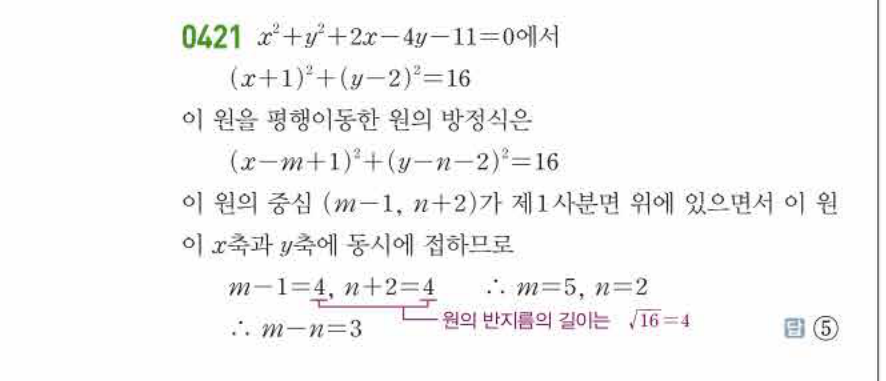 쎈공통수학2 0421번 해설
